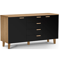 Konsimo Commode bébé Frisk - Anthracite