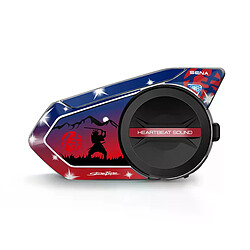 Autocollants casque moto SENA 50S - Bleu