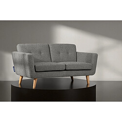 Konsimo Canapé droit 2 places - Gris