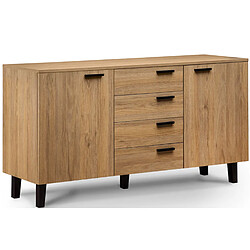 Konsimo Commode bébé scandinave - Marron