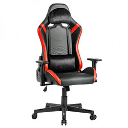 Chaise de jeu Mars Gaming MGC-PRO - Cuir PU - Coussins doux au toucher - Accoudoirs 2D - Dossier inclinable à 135º - Supporte 150 kg - Base en acier - 5 roues XL - Couleur noire