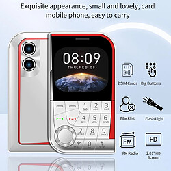 Yonis Téléphone Portable Compact Dual SIM Bluetooth