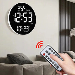 Yonis Horloge Murale LED Multifonction Télécommande