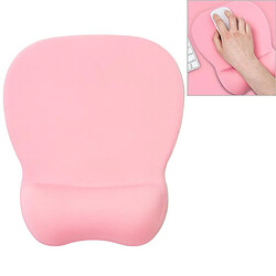 Yonis Tapis de souris avec repose-poignet - Rose