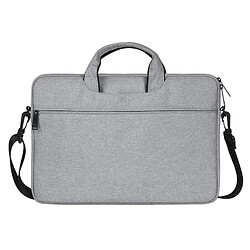 Yonis Sacoche Ordinateur Portable Étanche Polyvalente Sacoche Ordinateur Portable Étanche Pour Laptop 14 Pouces Grande Capacité Gris Clair YONIS