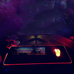 Yonis Tapis de souris gamer - Noir pas cher