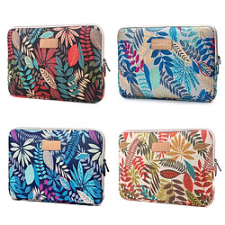 Yonis Sacoche Ordinateur Portable Feuilles Colorées pas cher