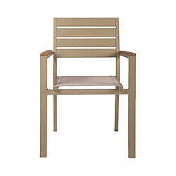 Mes Lot de 2 fauteuils de jardin - Crème