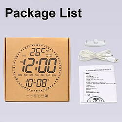 Yonis Horloge LED Murale Connectée RGB WiFi pas cher