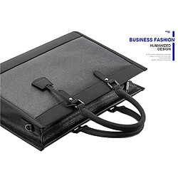 Yonis Sacoche Ordinateur Portable Cuir Grande Capacité pas cher
