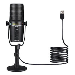 Yonis Microphone USB Rotatif 360° Avec Mute