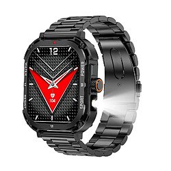 Yonis Montre Connectée 2.1 Pouces BT Appel Noir