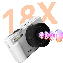 Yonis Appareil Photo Numérique 75MP 5K WiFi Zoom