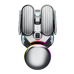 Yonis Souris Gaming Sans Fil Bluetooth RGB Rechargeable