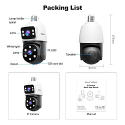 Acheter Yonis Caméra Ampoule Extérieure Vidéo Surveillance HD