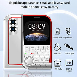 Yonis Téléphone Portable Compact Dual SIM Bluetooth