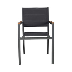Mes lot de 2 fauteuils de jardin - Gris