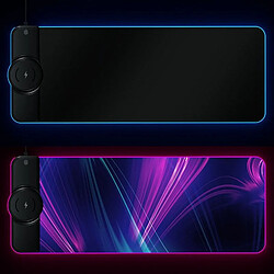 Yonis Tapis de souris RGB - Noir