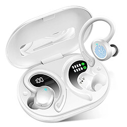Yonis Écouteurs Bluetooth - Blanc