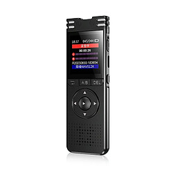 Dictaphone Intelligent HD Avec Réduction De Bruit Et Contrôle Vocal Noir YONIS