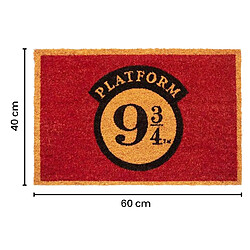 Avis Harry potter Platform 9 3/4 - 60x40 cm - Rouge