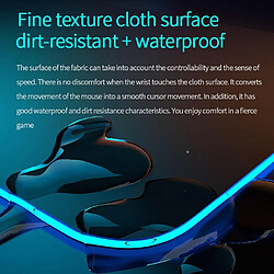 Yonis Tapis de souris gamer - Noir pas cher