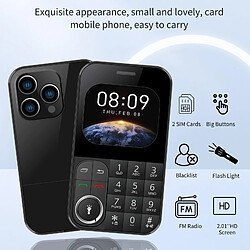 Yonis Téléphone Portable Compact Bluetooth Dual SIM
