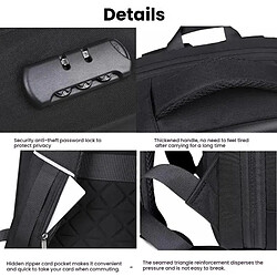 Avis Yonis Sac À Dos Ordinateur 17.3-18 Pouces Anti-Vol