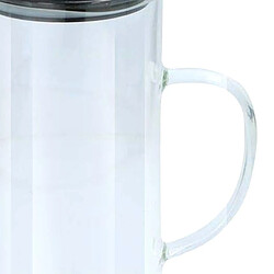Acheter Alpina Pichet en Verre Borosilicate 1.3L Couvercle Hermétique Étanche avec Filtre Transparent