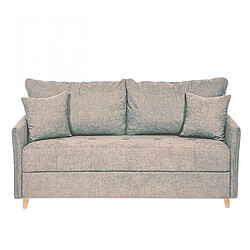 Inside 75 Canapé convertible express 140 RASPAIL matelas 16 cm sommier LATTES Genesis crème