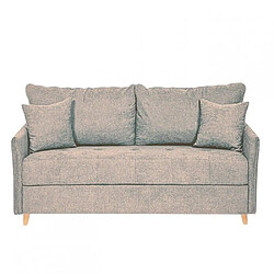 Inside 75 Canapé convertible express 120 RASPAIL matelas 16 cm sommier LATTES Genesis Crème