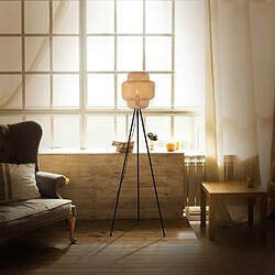 Barcelona LED Lampadaire en osier "Onna"