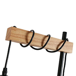 Barcelona LED Lampadaire en bois et osier "Frankie" - E27