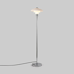 Barcelona LED Lampadaire design "Marshal" - Abat-jour en verre - E27