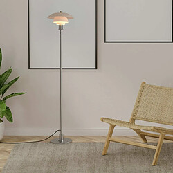 Barcelona LED Lampadaire design "Marshal" - Abat-jour en verre - E27