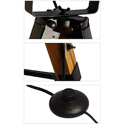 Barcelona LED Lampadaire vintage avec trépied "CINEMA" 139cm