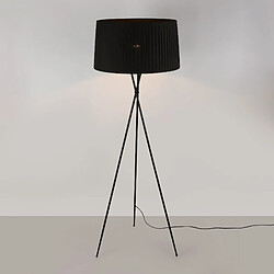 Barcelona LED Lampadaire tripode "PRON" - Abat-jour en coton - E27