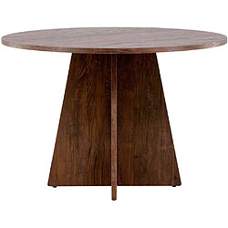 Acheter Venture Home Table de repas ronde ?110 cm Bootcut mocca.