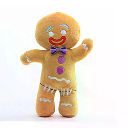 Peluche Gingy le Bonhomme en Pain d'Épice de Shrek - Marron 14 Pouces Doux avec Noeud Papillon