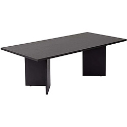 Hanah Home Table basse en aggloméré Sabin bois noir.