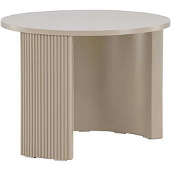 Venture Home Table basse ronde ø60 cm Bristol beige.