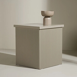 Venture Home Table basse beige Lenox 40 x 40 x 45 cm. pas cher