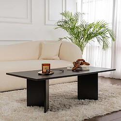 Hanah Home Table basse en aggloméré Sabin bois noir.