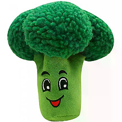 Jouet pour Chien Squeaky Brocoli - Jouets en Peluche Doux pour Chiens de Taille Petite à Moyenne