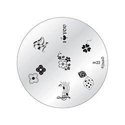 Plaque KONAD M22 Stamping French Manucure Ongles Nail Art