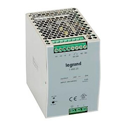 alimentation stabilisée à découpage - ca 100-240v - 24v - dc - 480w - legrand 146625