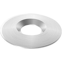 collerette - pour spot encastré aric air block 3 - nickel - clipsable - aric 50982