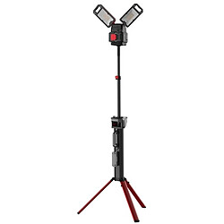 lampadaire led - double-tête - 5000 lm - multi batterie 18v - bizline 625062 