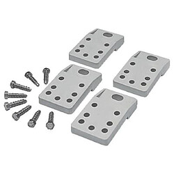 pattes de fixation - jeu de 4 pièces - en polyamide - aria - abb 831001