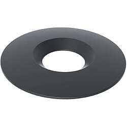 collerette - pour spot encastré aric air block 3 - noir - clipsable - aric 50983